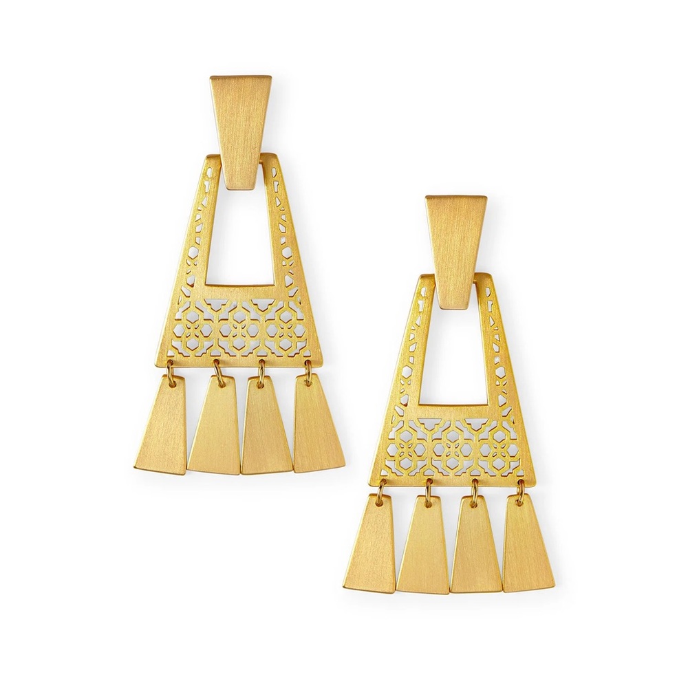 Kendra Scott Kase Filigree Tassel Earrings
